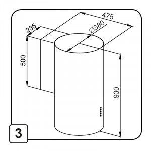 Кухонная вытяжка MAUNFELD Lee Wall 39 золотой (глянец)