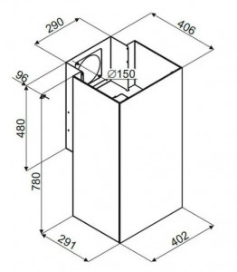 Кухонная вытяжка MAUNFELD Bath 402 золотой