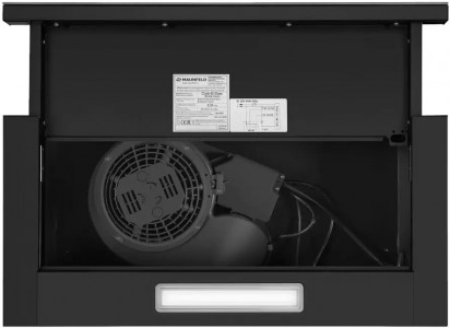 Кухонная вытяжка MAUNFELD Clyde 50 чёрное стекло