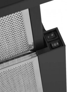 Кухонная вытяжка MAUNFELD Clyde 60 чёрное стекло