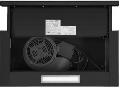 Кухонная вытяжка MAUNFELD Clyde 60 чёрное стекло