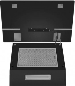 Кухонная вытяжка MAUNFELD Astro 60 чёрное стекло