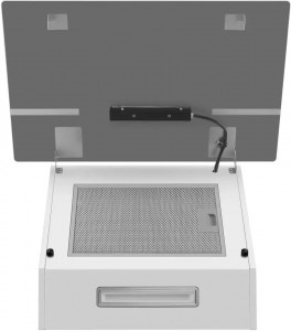 Кухонная вытяжка MAUNFELD Astro 60 белое стекло