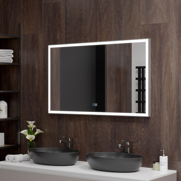 Зеркало Misty Веритате 1000х600 Led холодная подсветка с подогревом ВЕР-02-100/60-14