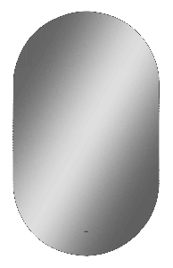 Зеркало Misty Титавин 650х1100 Led холодная подсветка ореол с подогревом ТИТ-02-65/110-14