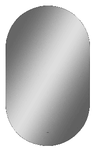 Зеркало Misty Титавин 700х1200 Led холодная подсветка ореол с подогревом ТИТ-02-70/120-14