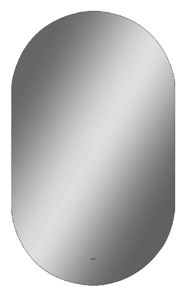 Зеркало Misty Титавин 700х1200 Led холодная подсветка ореол с подогревом ТИТ-02-70/120-14