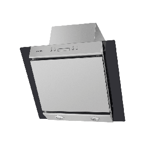 Кухонная вытяжка MAUNFELD Gloria 60 нержавеющая сталь\черное стекло