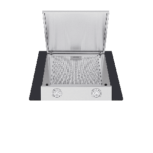 Кухонная вытяжка MAUNFELD Gloria 60 нержавеющая сталь\черное стекло