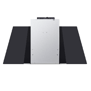 Кухонная вытяжка MAUNFELD Gloria 90 нержавеющая сталь\черное стекло