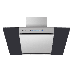 Кухонная вытяжка MAUNFELD Gloria 90 нержавеющая сталь\черное стекло