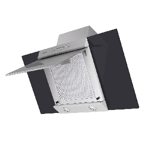 Кухонная вытяжка MAUNFELD Gloria 90 нержавеющая сталь\черное стекло