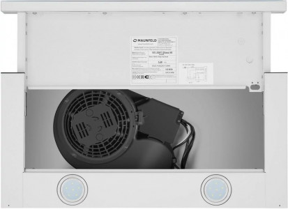 Кухонная вытяжка MAUNFELD VS Light Glass 60 белое стекло