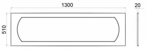 Экран к ванне Gamma/Стандарт 130
