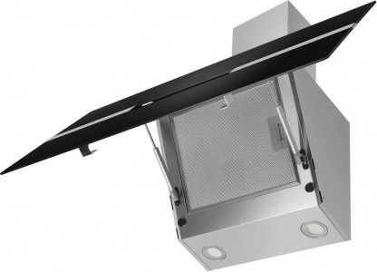 Кухонная вытяжка MAUNFELD Mersey 90 черный, вставка сатин