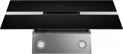 Кухонная вытяжка MAUNFELD Mersey 90 черный, вставка сатин