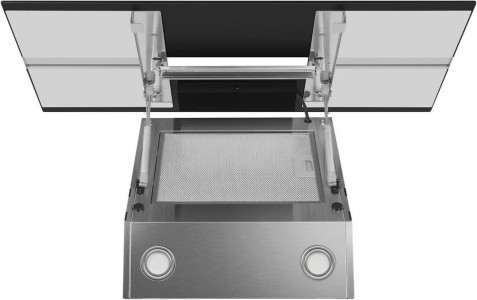 Кухонная вытяжка MAUNFELD Mersey 90 черный, вставка сатин