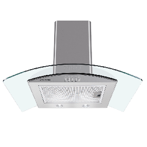 Кухонная вытяжка MAUNFELD Ancona PlusA 60 нержавеющая сталь, прозрачное стекло