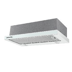 Кухонная вытяжка MAUNFELD VS Slide 60 металлик-белое стекло