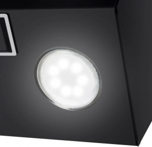 Кухонная вытяжка MAUNFELD Bridge 60 нержавеющая сталь\черное стекло