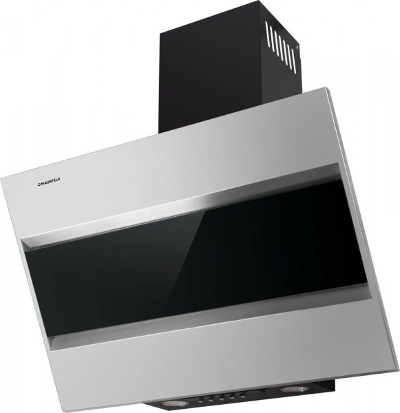 Кухонная вытяжка MAUNFELD Bridge 60 нержавеющая сталь\черное стекло