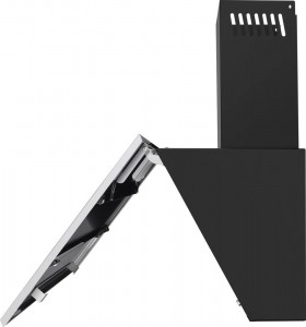 Кухонная вытяжка MAUNFELD Bridge 60 нержавеющая сталь\черное стекло