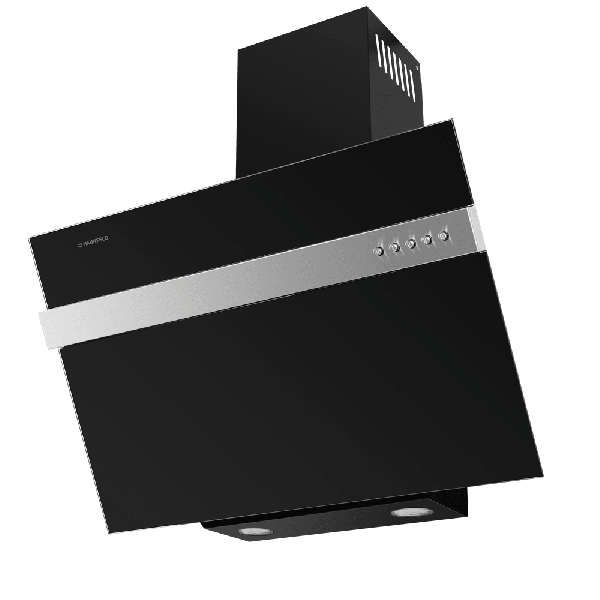 Кухонная вытяжка MAUNFELD Bridge Line 50 черный, вставка сатин