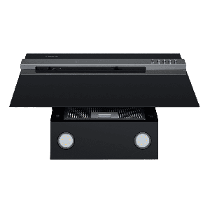 Кухонная вытяжка MAUNFELD Bridge Line 50 черный, вставка сатин