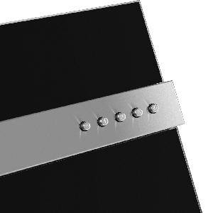 Кухонная вытяжка MAUNFELD Bridge Line 50 черный, вставка сатин