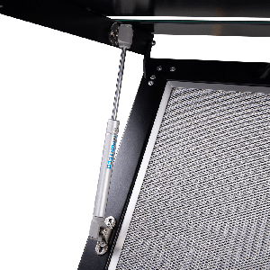 Кухонная вытяжка MAUNFELD Bridge Line 50 черный, вставка сатин