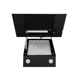 Кухонная вытяжка MAUNFELD Bridge Line 50 черный, вставка сатин