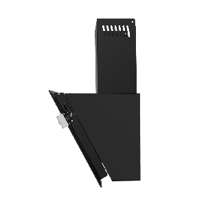 Кухонная вытяжка MAUNFELD Bridge Line 50 черный, вставка сатин