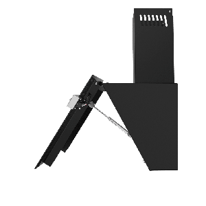 Кухонная вытяжка MAUNFELD Bridge Line 50 черный, вставка сатин