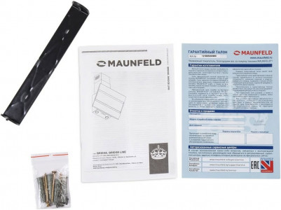 Кухонная вытяжка MAUNFELD Bridge Line 60 черный\вставка сатин