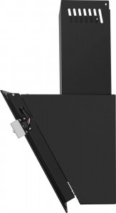 Кухонная вытяжка MAUNFELD Bridge Line 60 черный\вставка сатин