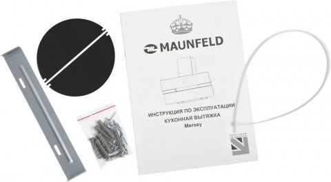 Кухонная вытяжка MAUNFELD Mersey 60 белый, вставка сатин