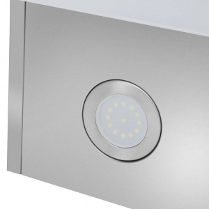 Кухонная вытяжка MAUNFELD Mersey 90 белый, вставка сатин