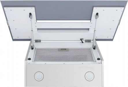 Кухонная вытяжка MAUNFELD Mersey 90 белый, вставка сатин