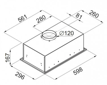 Кухонная вытяжка MAUNFELD Crosby Singl 60 черный