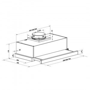 Кухонная вытяжка MAUNFELD VS Fast 50 белый