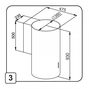 Кухонная вытяжка MAUNFELD Lee Wall 39 белый