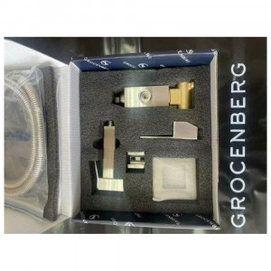 Гигиенический душ со смесителем встраиваемый Grocenberg GB002NK никель