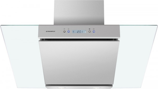 Кухонная вытяжка MAUNFELD Gloria 90 нержавеющая сталь\прозрачное стекло