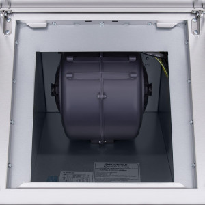 Кухонная вытяжка MAUNFELD Gloria 90 нержавеющая сталь\прозрачное стекло