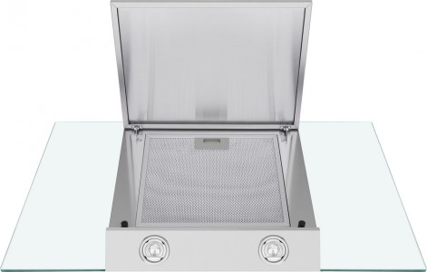 Кухонная вытяжка MAUNFELD Gloria 90 нержавеющая сталь\прозрачное стекло