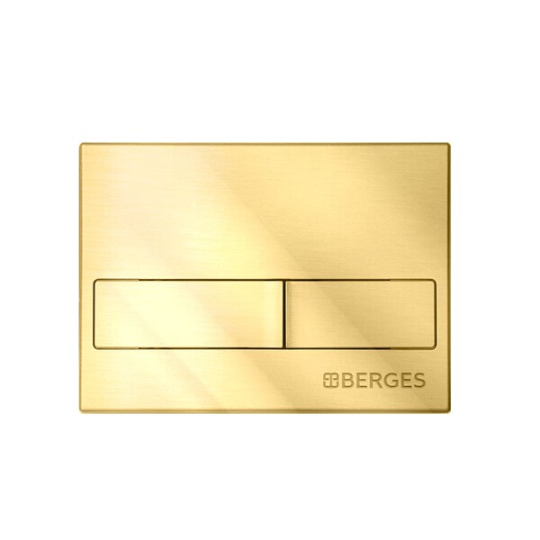 Кнопка для инсталляции BERGES NOVUM L9 040019 золото глянец