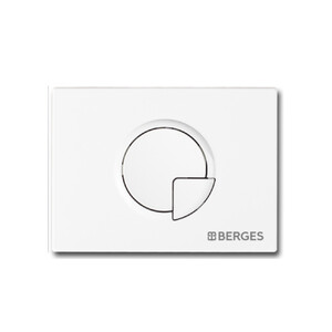 Кнопка для инсталляции BERGES NOVUM R4 040024 Soft Touch белая