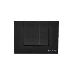 Кнопка для инсталляции BERGES NOVUM S5 040045 Soft Touch черная