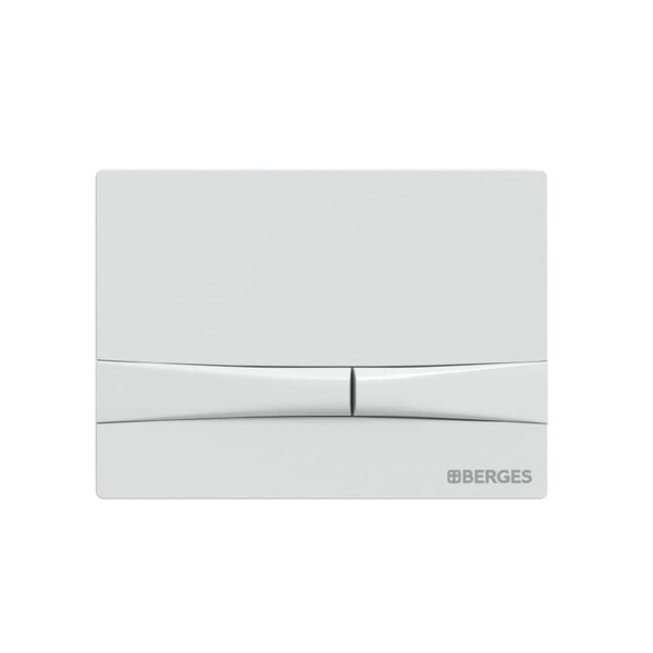 Кнопка для инсталляции BERGES NOVUM F4 040054 Soft Touch белая
