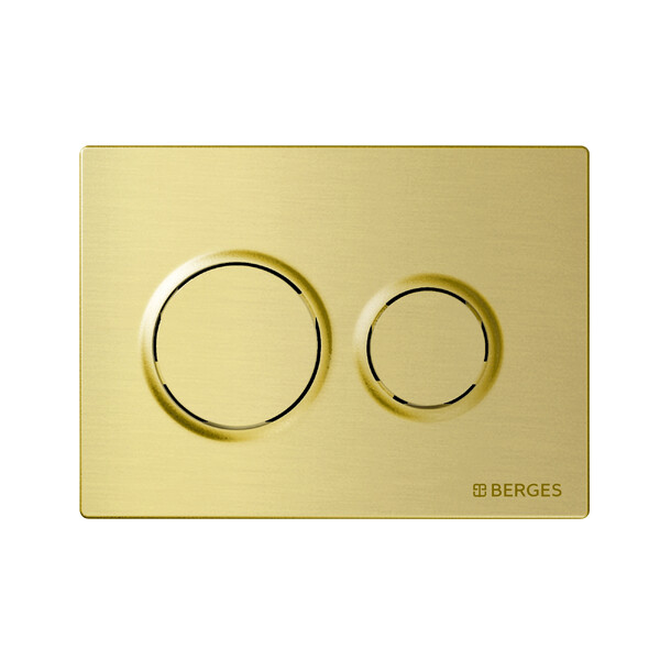 Кнопка для инсталляции BERGES NOVUM O8 040068 бронза
